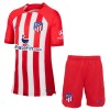 Oficiální Fotbalový Dres Atlético Madrid Domácí 2023-24 pro Děti